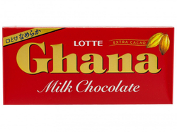Шоколад CHANA молочный, Lotte, 50гр
