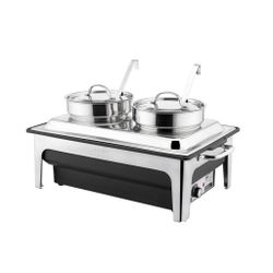 Мармит суповой 4 л 2 емкости, электрический 220V 760W, 64,5*35*31 см EcoCater SUNNEX