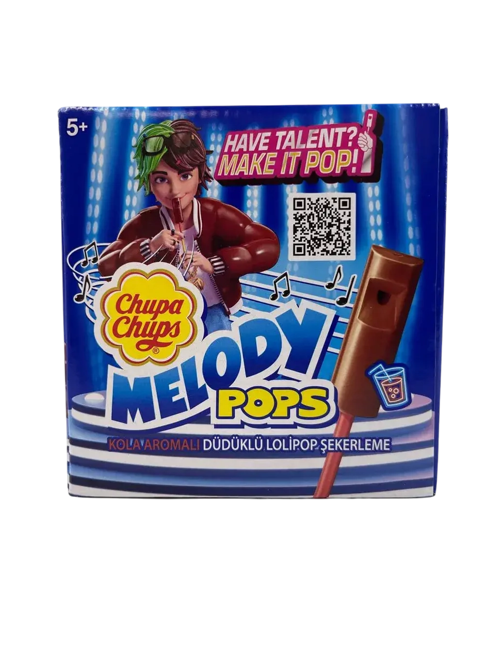 Карамель Chupa Chups Melody Pops со вкусом колы