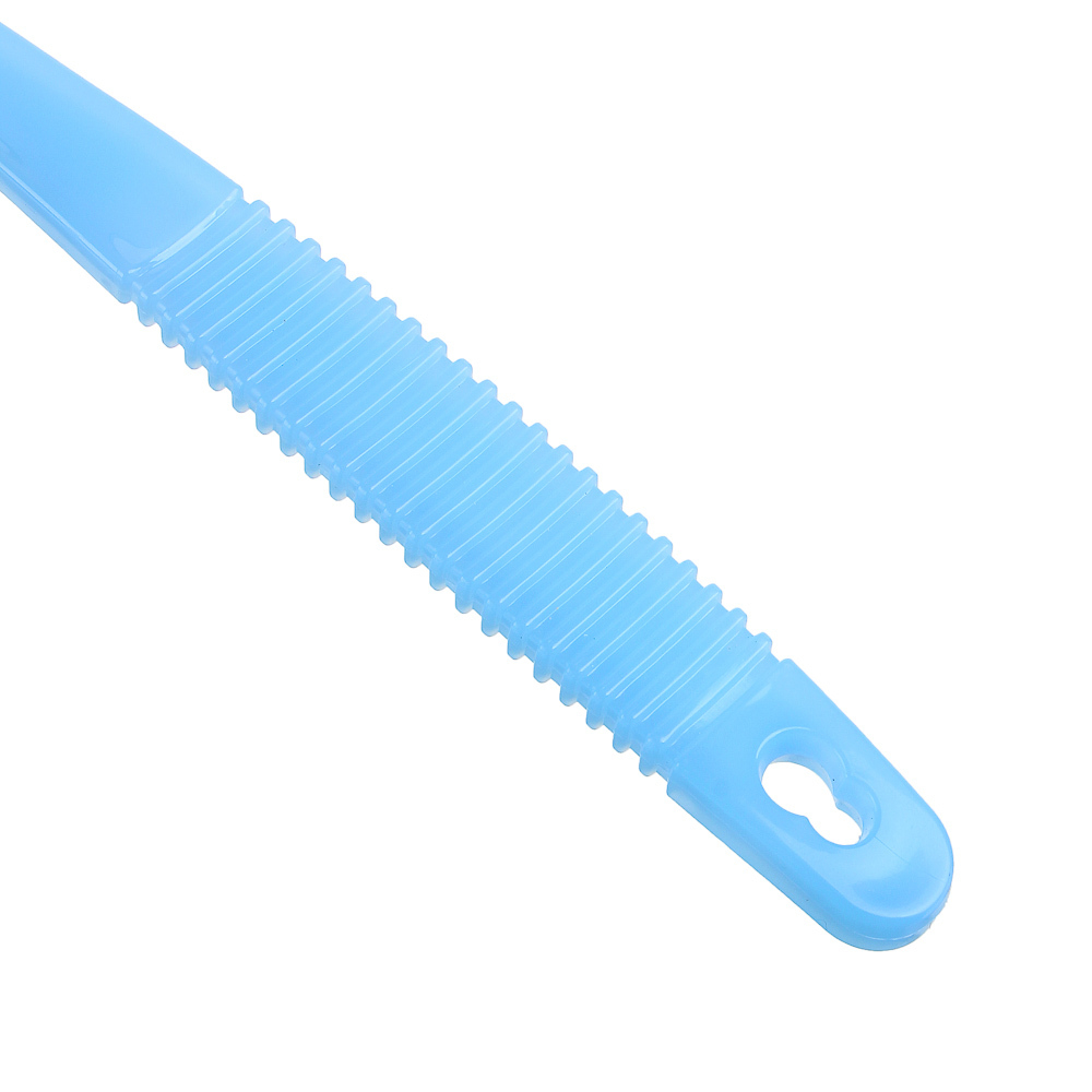 Щетка для тела с искусственной щетиной, пластиковая ручка, 38 см.