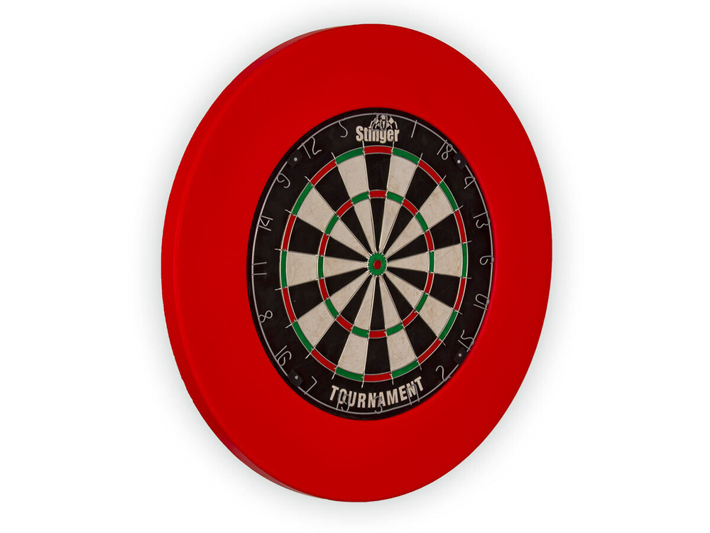 Защитное кольцо для дартс-мишени Stinger, ширина 120мм, полиуретан, красное (SG-DBS-R)