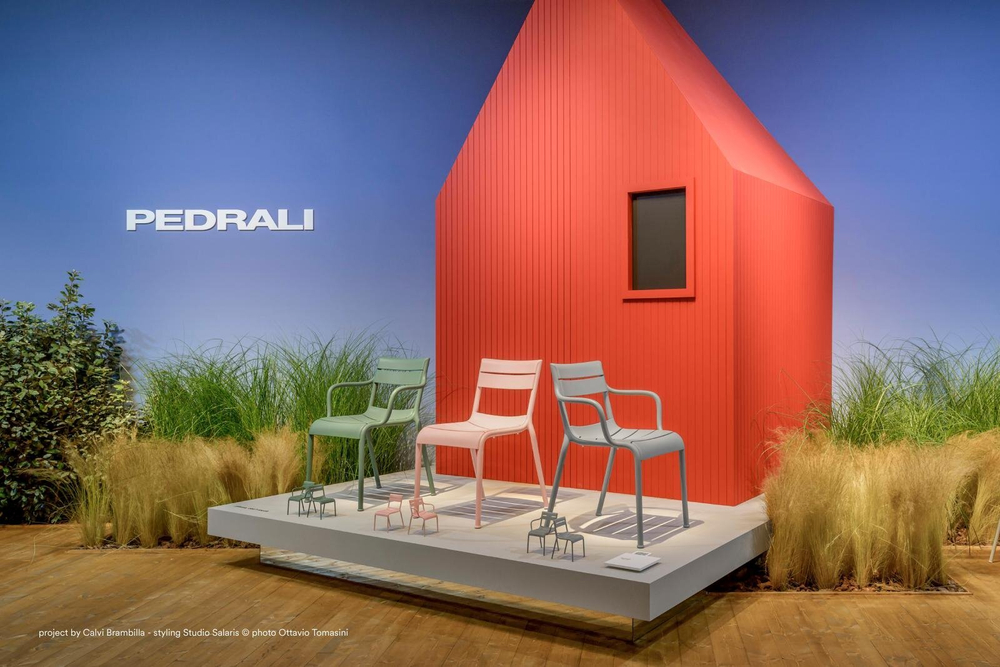 Стул пластиковый Pedrali Souvenir, красный