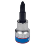 KING TONY (302102) Насадка (бита) торцевая 3/8", L = 50 мм, Phillips, PH2