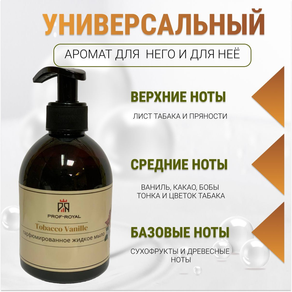 Prof-Royal Жидкое мыло Black Currant для рук парфюмированное с ароматом Черной смородины, 300 мл