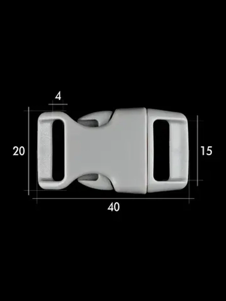 Фастекс пластиковый 15 мм - 10 штук