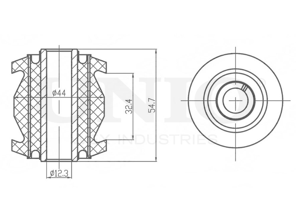 Сайлентблок задней цапфы UNIO RMP-20423