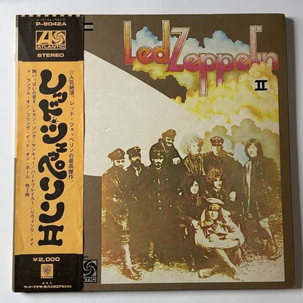 Винтажная виниловая пластинка LP Led Zeppelin II (Japan 1971) (Obi) (Poster) Bring It On Home