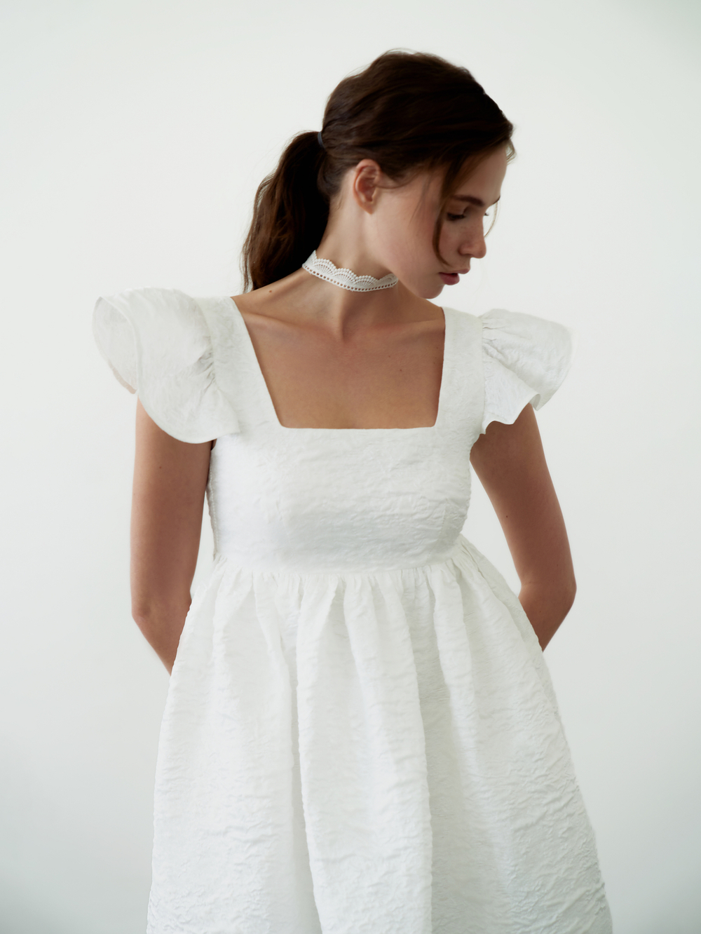 Angel white dress