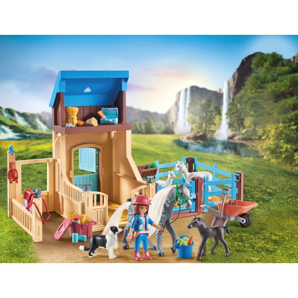 Playmobil - Лошади водопада Амелия и лошадь Шепот с конюшней 71353 / артикул   71353  / GTIN 4008789713537