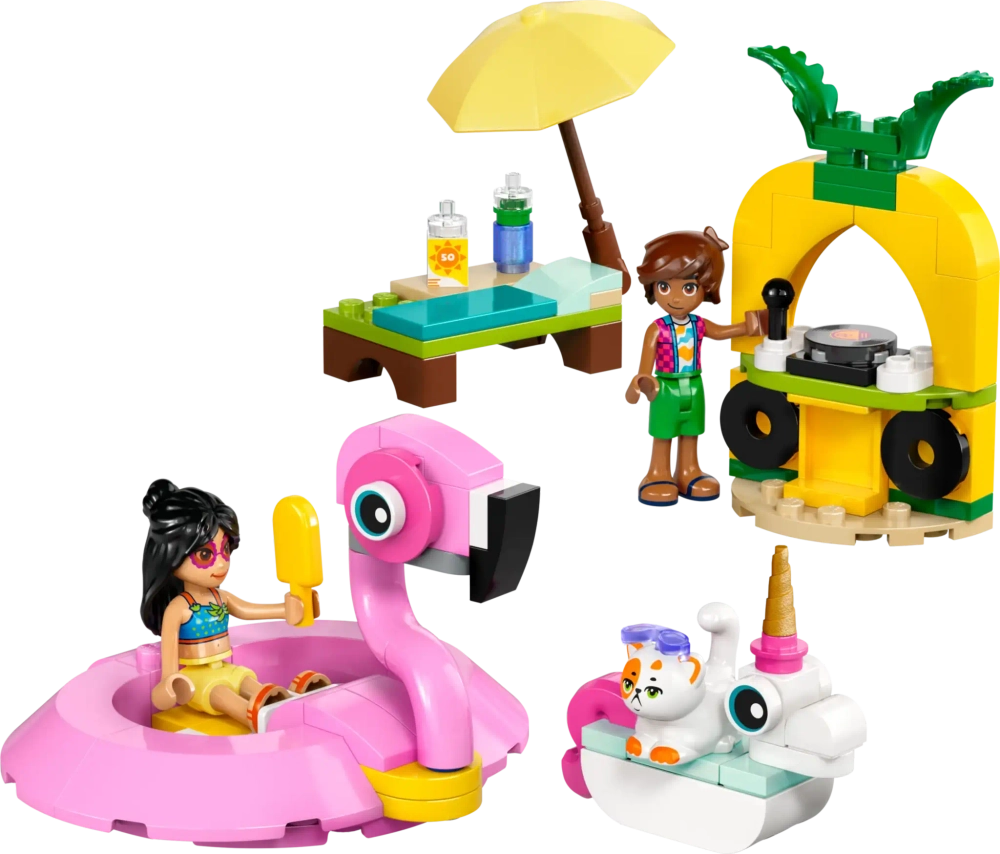 Конструктор LEGO Friends 42658 Вечеринка у бассейна с Единорогом и Фламинго