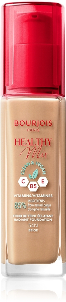 Bourjois Healthy Mix - осветляющий увлажняющий тональный крем 24 часа., 30 ml