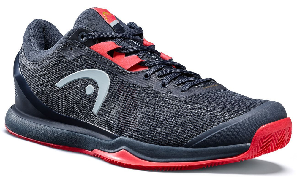 Мужские кроссовки теннисные Head Sprint Pro 3.0 Men Clay - midnight navy/neon red