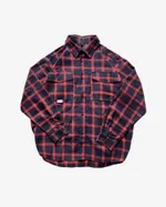 Купить Рубашка "БИЧ"  Красно-Черная Рубашка "БИЧ"  Красно-Черная