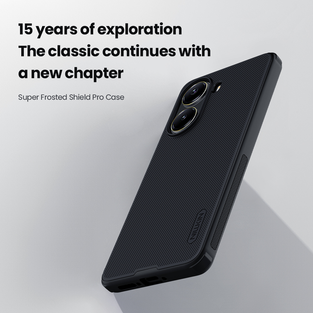 Усиленный защитный чехол от Nillkin для Xiaomi Poco X7 Pro, серия Super Frosted Shield Pro
