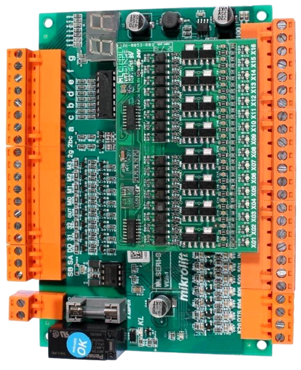 Плата MLSERI-S VER-1 (Плата коммуникации) MIKROLIFT.