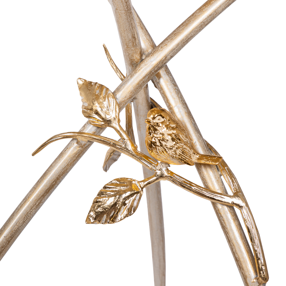 Столик декоративный Зарнички Санфлауэр Айвори Мраморное золото