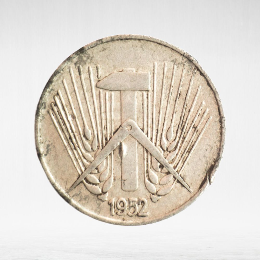 Germany, 5 Pfennigs, 1952, (Berlin Mint - "A"), VF