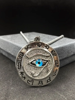 Египетский магический кулон оберег амулет Глаз Гора на цепи