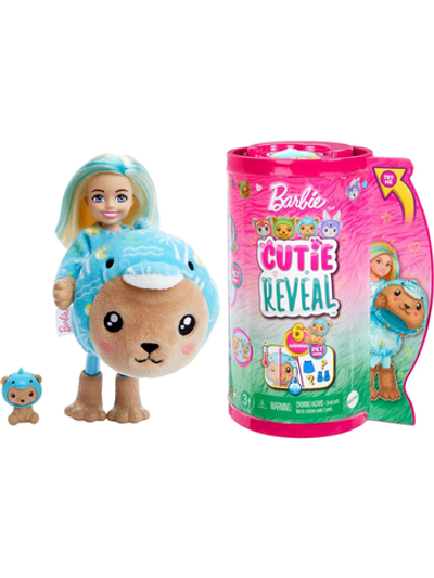 Кукла Barbie Cutie Reveal Mini Челси Медвежонок HRK30