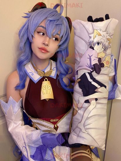 Мини дакимакура Киллуа Золдик из Охотник х Охотник арт. M0328, 60х20 см