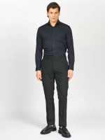 Сорочка GROSTYLE TRENDY Comfort Bamboo Slim fit "Темно-синий"