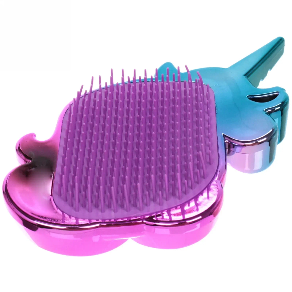 Расческа массажная «Your Style -Единорог «, цвет розовый/синий, в пластиковой коробке, 10*12,5см