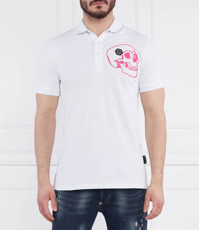 Поло Philipp Plein - белый(MTK6183 PTE003N)