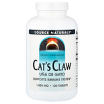 Source Naturals, кошачий коготь, 1000 мг, 120 таблеток