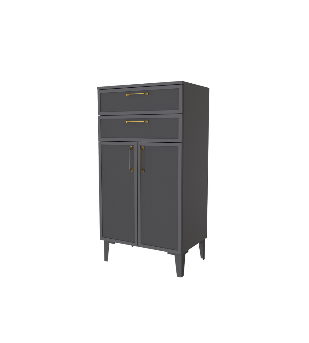 Прихожая Толедо Тумба с ящиком ТТ-30 графит серый