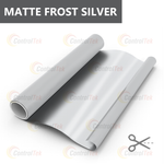 Пленка для окон декоративная MATTE FROST SILVER ControlTek, на отрез (ширина рулона 1,22 м.)