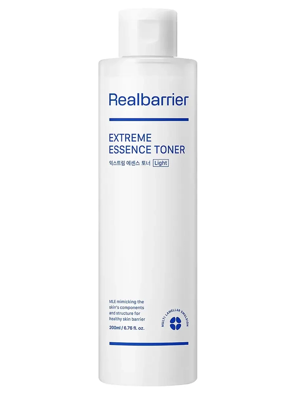 Real Barrier Легкий ламеллярный восстанавливающий тонер-эссенция Extreme Essence Toner Light 200 мл