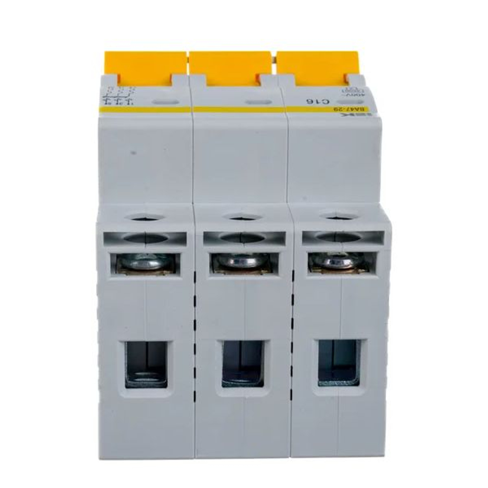 Выключатель автоматический модульный 3п C 16А 4.5кА ВА47-29 KARAT IEK MVA20-3-016-C