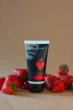 Съедобный лубрикант JUJU Strawberry с ароматом клубники - 50 мл.