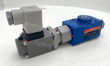 DRE6-1X/50MG24K4M - Пропорциональный редукционный клапан Ду6, давление регулировки до 50 бар, монтаж - на плиту