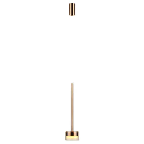 7152/10L HIGHTECH ODL26 347 светильник медь/янтарное стекло/металл IP20 LED 10W 3000K 220V LASLO