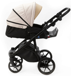 Детская коляска Adamex Nola 3 в 1 N-PS145 (БЕЖ + БЕЖ.- КОЖА)