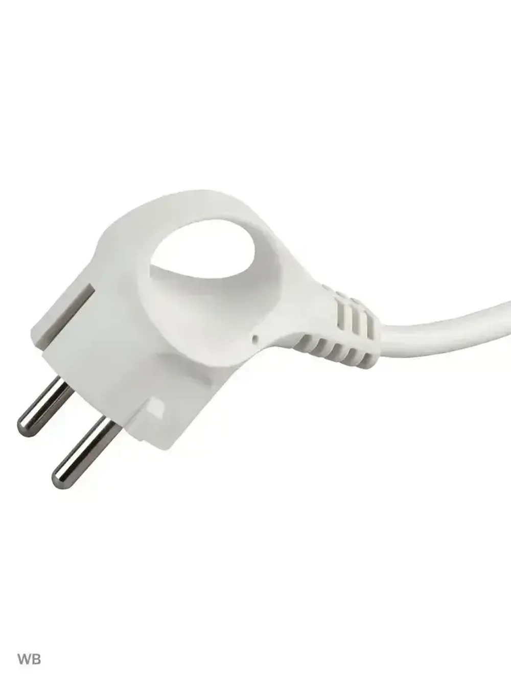 Удлинитель Intro UES330-W сетевой электрический бытовой с заземлением с выключателем 3 розетки, 3 м, ПВС 3х0,75мм2, 10А, белый