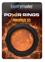 Черное эрекционное кольцо Maximus 55 (Цвет: черный)