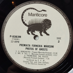 Винтажная виниловая пластинка LP Premiata Forneria Marconi Photos Of Ghosts (Japan 1973) (Obi) Celebration