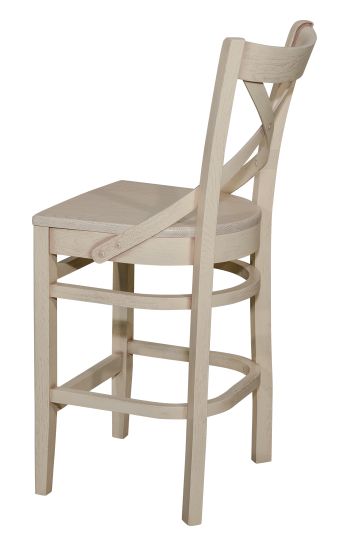 Стул полубарный Соло-ПБ (дуб/тон 900/жесткое сиденье)