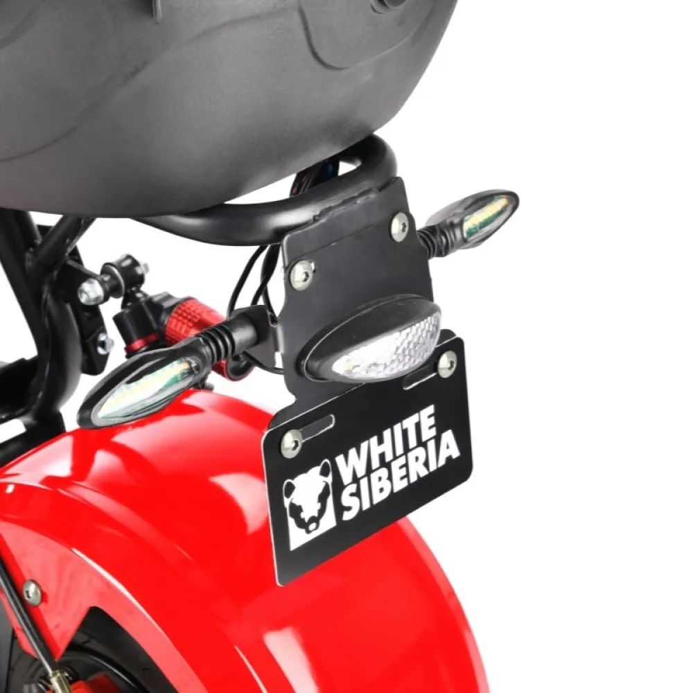 Электроскутер CityCoco WHITE SIBERIA MINI R 2.0 1200W (2022) RED