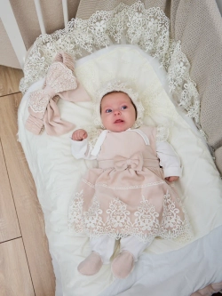 Конверт на выписку зима для новорожденных девочек