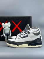 Кроссовки Nike AirJordan 3 Kaws #409 (бел.)
