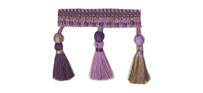 10007/44 Бахрома с кисточками и бубенчиками