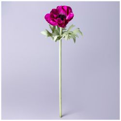 ЦВЕТОК ИСКУССТВЕННЫЙ "МАК" ВЫСОТА=50СМ. (МАЛ.УП=24ШТ/КОР=96ШТ)