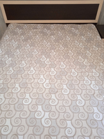 Покрывало жаккардовое двухстороннее Нежность 115-18 белый,беж,серый 2.0 (180х200)