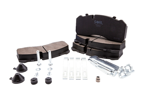 Колодки тормозные дисковые BPW, MAN, MERCEDES-BENZ, SAF (29095) SORL