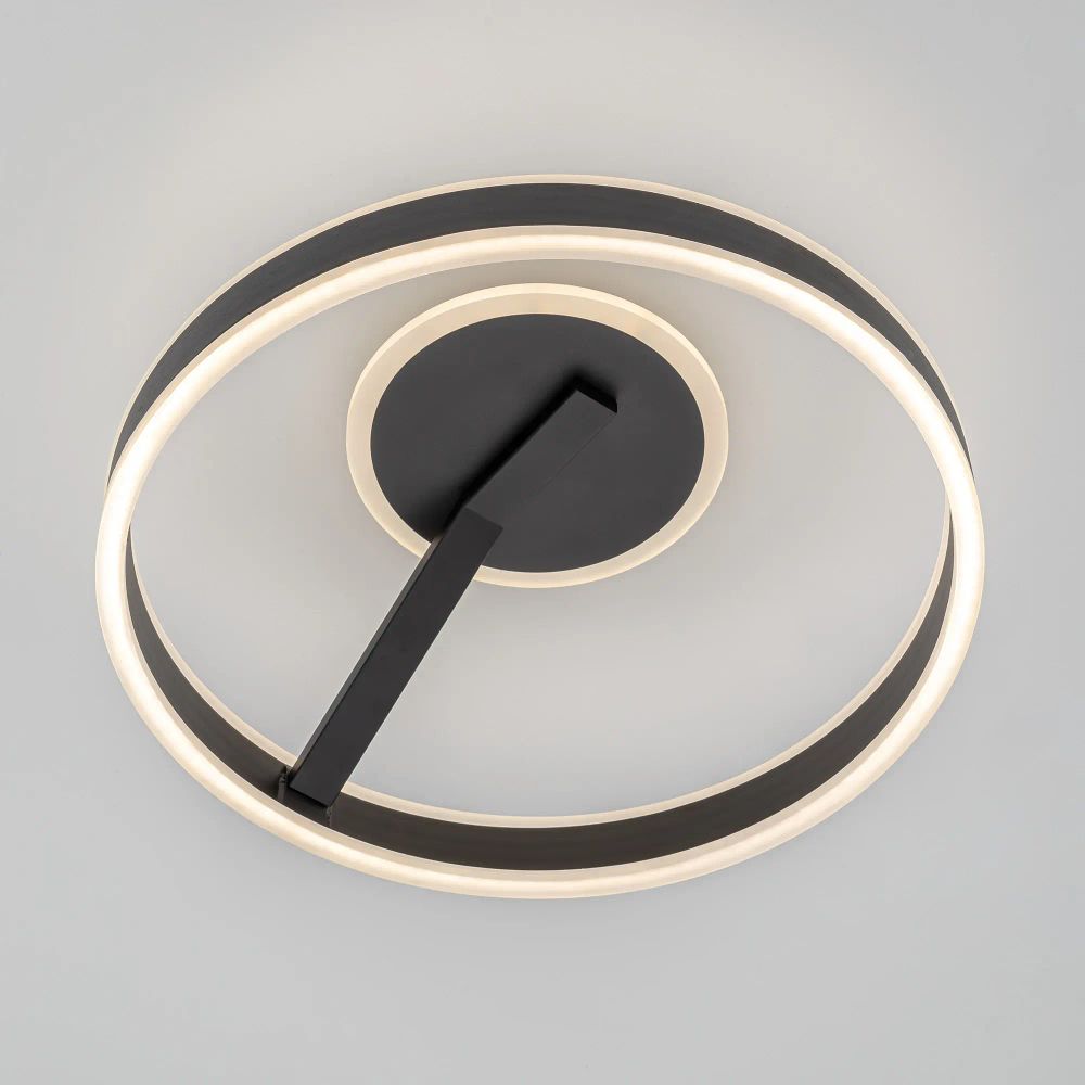 Citilux Дуэт CL719741 LED Люстра с пультом Чёрная