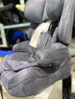 Автокресло детское GE-E велюр светло-серый