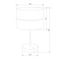 Настольная лампа TK Lighting 5467 Hilton Black Gold